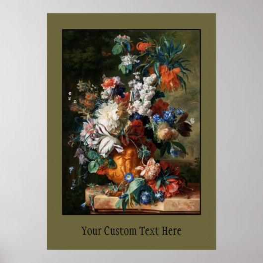 Van Huysum's Bouquet mit Blume-Sonderposter Poster (Vorne)