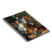 Van Huysum's Bouquet von Blume Notebook Notizblock (Rechte Seite)