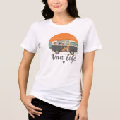 Van Life Adventure PawsT-Shirt Tri-Blend Shirt (Vorderseite)