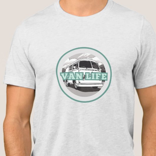 Van Life, Aqua Design Tri-Blend Shirt