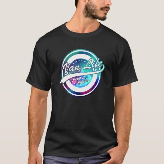 Van Life Behalte einfach T-Shirt (Vorderseite)