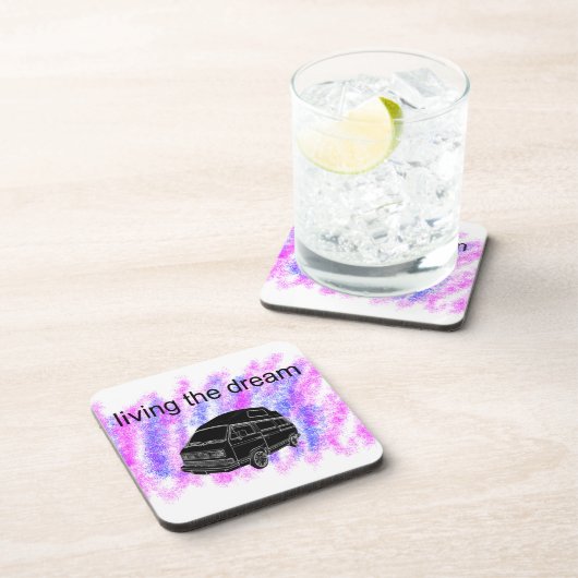 Van Life Camper van Getränkeuntersetzer (Rechte Seite)