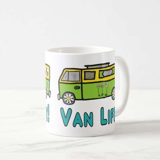 Van Life Kaffeetasse (VorderseiteRechts)