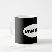 Van Life Nomad Erlebnisreise und Camping-Kaffee Kaffeetasse (Vorderseite Links)