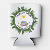 VAN LIFE Personalisiert CARAVAN Camping Dosenkühler (Vorderseite)