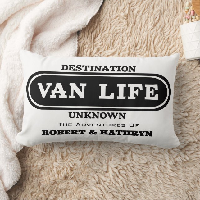 "Van Life" Personalisiert Lumbar Pillow Lendenkissen (Decke)