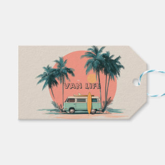 Van Life – Retro-Strand-Camper-Art Geschenkanhänger