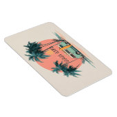Van Life – Retro-Strand-Camper-Art Magnet (Rechte Seite)