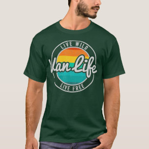 Van Life Retro Vintage Bekleidung Vanlife Nomads L T-Shirt