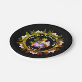 VAN LIFE RUFT MEIN NAME Custom Camping AUF Pappteller (Schrägansicht)