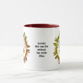 VAN LIFE RUFT MEIN NAMEN Custom CARAVAN Camping AU Tasse (Zentrum)