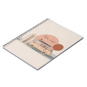 Van Life Surf Van – Retro Beach Camper Aesthetic Notizblock (Linke Seite)