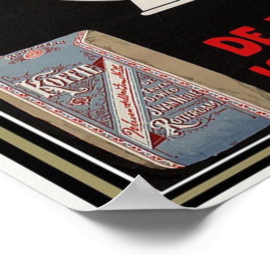 Van Nelle's Coffee Poster (Ecke)