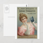 Van Nelle's Shag-Tabak 1905 Postkarte (Vorne/Hinten)