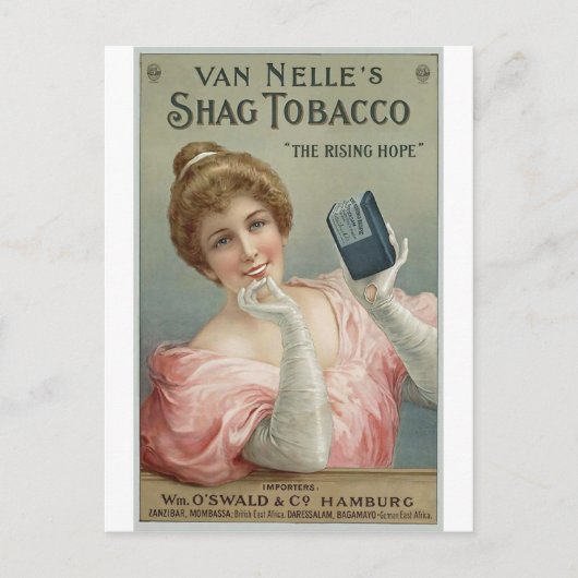 Van Nelle's Shag Tobacco 1905 Postkarte (Vorderseite)