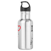 Van Nuys Airport Runways 16L-16R / 34L - 34R Edelstahlflasche (Rückseite)