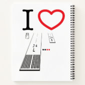 Van Nuys Airport Runways 16L-16R / 34L - 34R Notizblock (Rückseite)