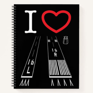 Van Nuys Airport Runways 16L-16R / 34L - 34R Notizblock