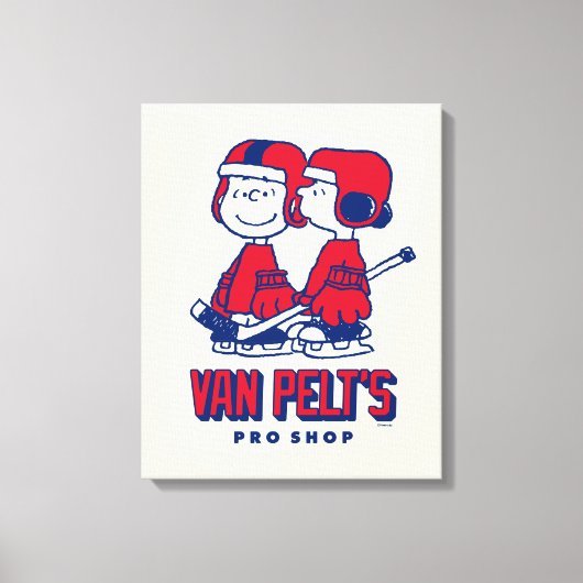 Van Pelts Hockey Club Pro Shop Muster Leinwanddruck (Vorderseite)