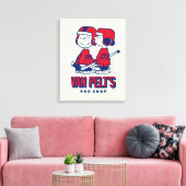 Van Pelts Hockey Club Pro Shop Muster Leinwanddruck (Insitu (Wohnzimmer))