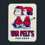 Van Pelts Hockey Club Pro Shop Muster Magnet<br><div class="desc">Schauen Sie sich dieses super niedliche Design mit dem Hockey-Pro-Shop des Van Pelt an.</div>