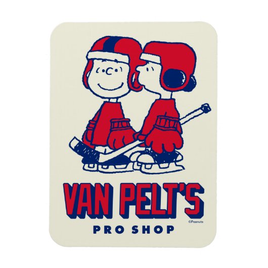 Van Pelts Hockey Club Pro Shop Muster Magnet (Vertikal)