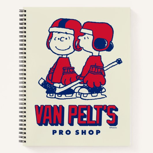 Van Pelts Hockey Club Pro Shop Muster Notizblock (Vorderseite)