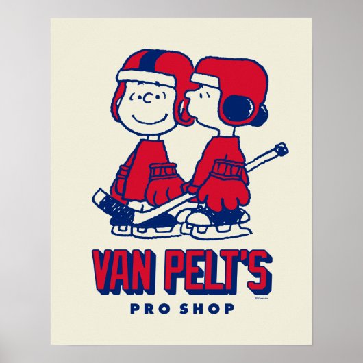 Van Pelts Hockey Club Pro Shop Muster Poster (Vorne)