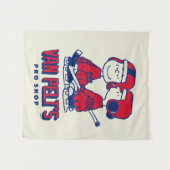 Van Pelts Hockey Club Pro Shop Muster Wandteppich (Vorderseite (Horizontal))