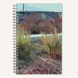 Van & Pflanze-Notebook Notizblock