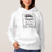 Van-Pool-Schild Hoodie (Vorderseite)