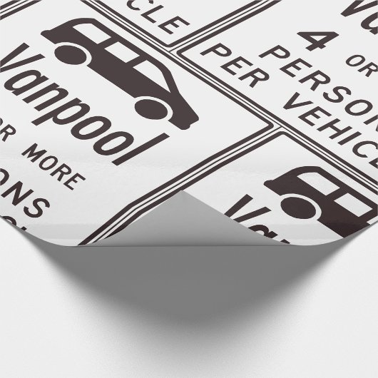 Van Pool Sign Geschenkpapier