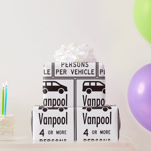 Van Pool Sign Geschenkpapier