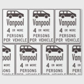 Van Pool Sign Geschenkpapier (Flach)