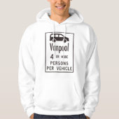 Van Pool Sign Hoodie (Vorderseite)