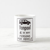 Van Pool Sign Kaffeetasse (Mittel)
