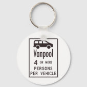 Van Pool Sign Schlüsselanhänger (Vorderseite)
