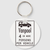 Van Pool Sign Schlüsselanhänger (Rückseite)