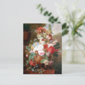 Van Spaendonck Blume Still Life Postkarte (Stehend Vorderseite)