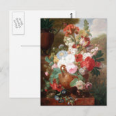 Van Spaendonck Blume Still Life Postkarte (Vorne/Hinten)