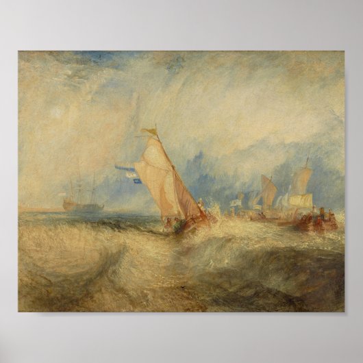 Van Tromp, der seinen Meistern 1844 gefallen wird Poster (Vorne)