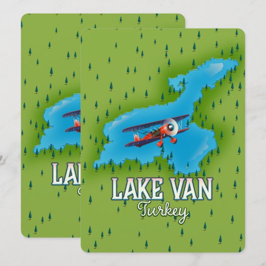 Van-Türkei-Karte (Vorne/Hinten)