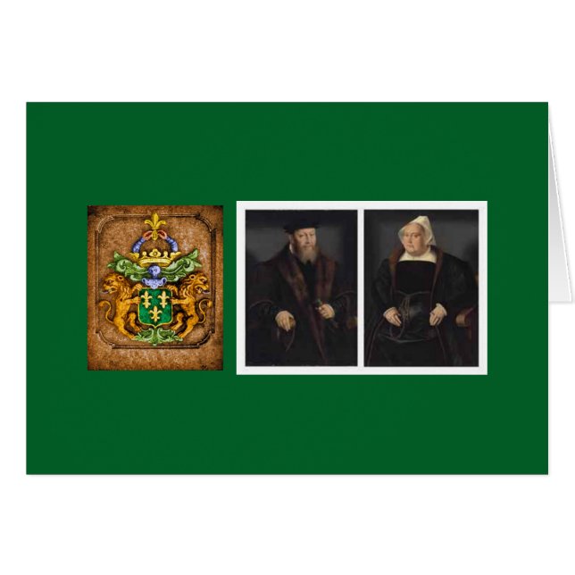 Van Westervelt Family circa 1550 Porträts (Vorderseite (Horizontal))