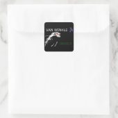 VAN WINKLE INDICA QUADRATISCHER AUFKLEBER (Tasche)