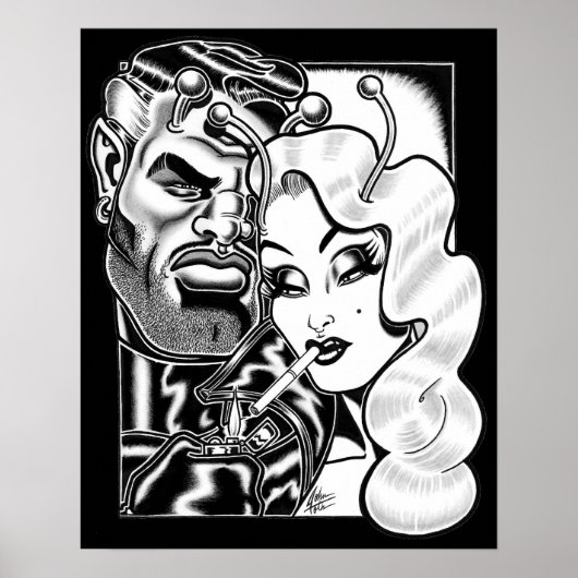 Vana and Rocco/Film Noir Poster (Vorne)