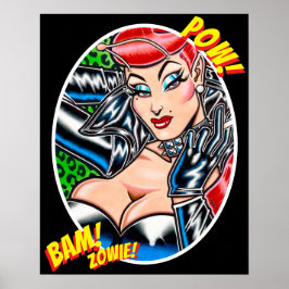 Vana DeVinyl™/Bikerjacke/Bam! Poster