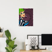 Vana DeVinyl™/Cosmic Swirl Poster (Heimbüro)