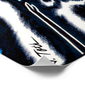 Vana DeVinyl™/Cosmic Swirl Poster (Ecke)