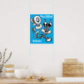 Vana DeVinyl™/Exotic Fashions/Blue Poster (Küche)
