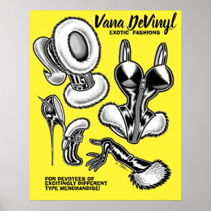 Vana DeVinyl™/Exotische Mode Poster